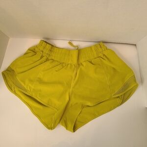 lululemon athletica Yellow Athletic Shorts